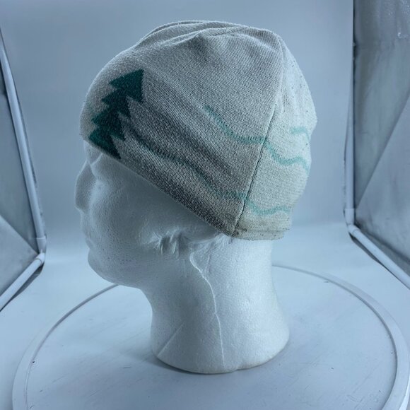 Patagonia Knit Bear Beanie Hat Cap Toque Trees Mountains Design Gorpcore Granola - Picture 3 of 7